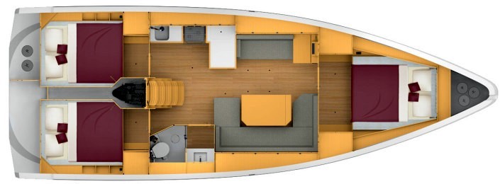 Imagenes del interior o exterior del barco Bavaria C38 perteneciente a la página de alquiler de barcos alquilerdebarcosmallorca.com
