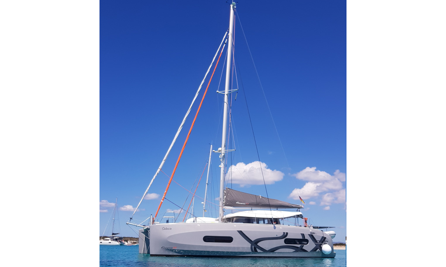 Imagen del barco  Catamarán Excess 11 navegando.  